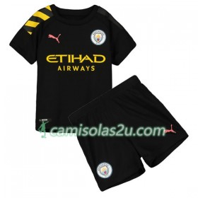 Camisolas de Futebol Manchester City Criança Equipamento Alternativa 2019/20 Manga Curta
